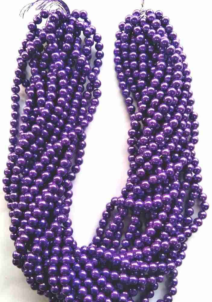 Purple pearl beads sale