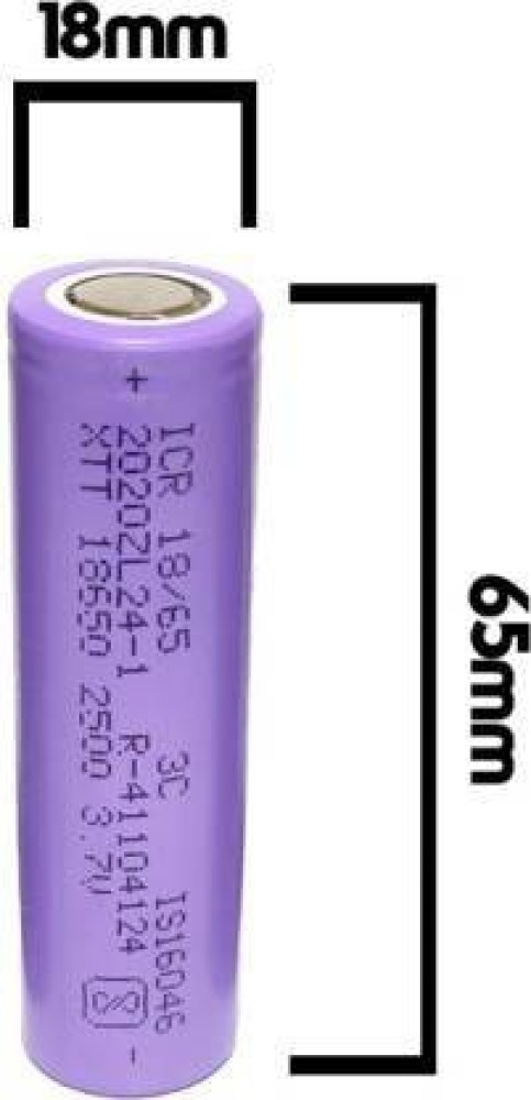 High Quality 2600mAh ICR-18650 3.7V Lithium-ion Battery (3C Rated EV Grade)  