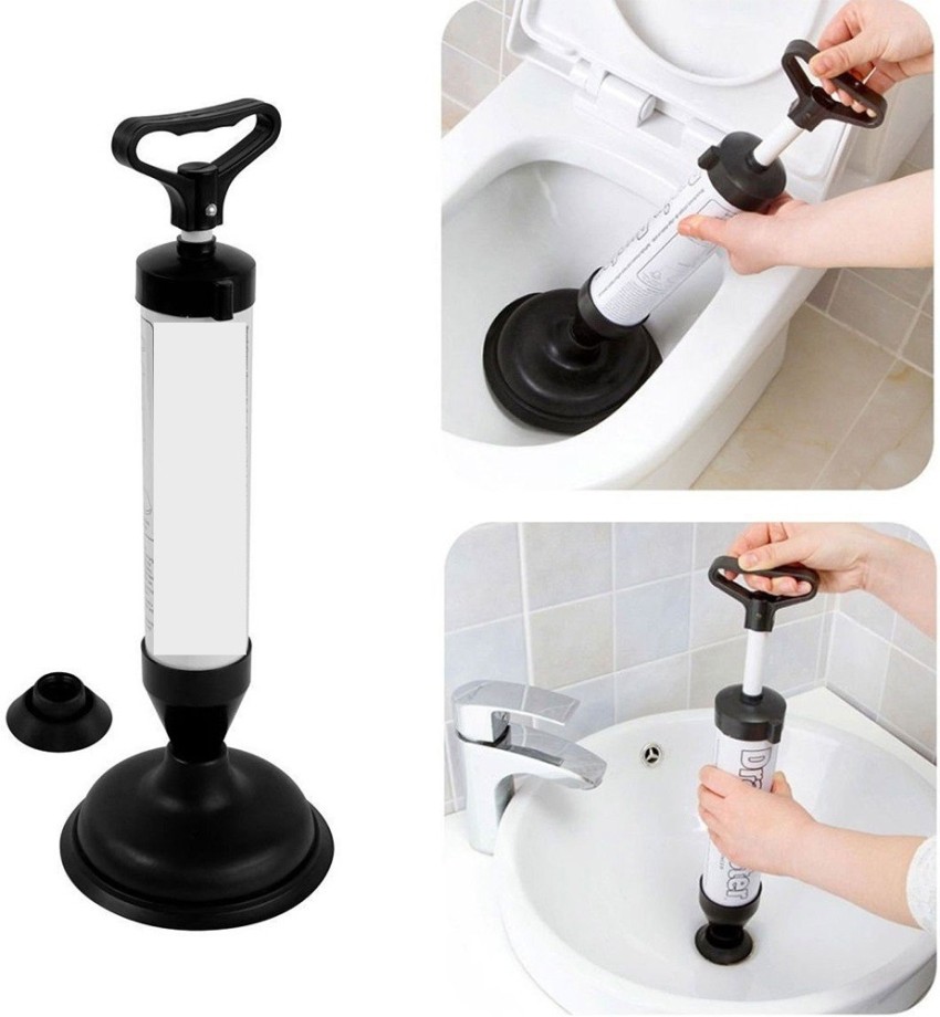 Toilet Unblocker Tool Drain Plunger Sink Clog Remover Powerful Sucker  Rubber