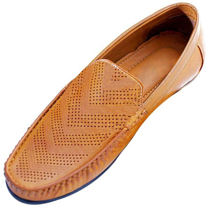 Buy E FASHION POINT XV Loafers/Driving Shoes for Men (TAN) at