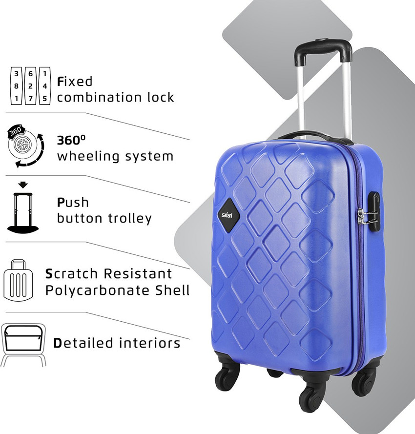 Safari mosaic clearance cabin luggage price