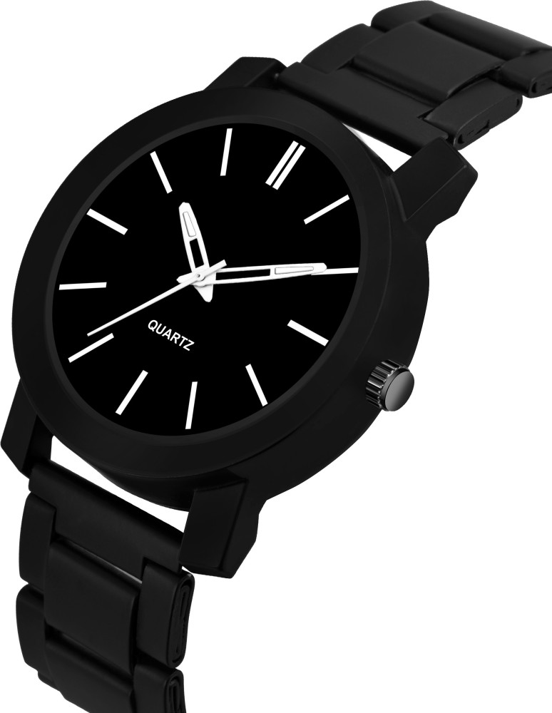 QUANTICO QUANTICO BLACK STYLISH WATCH BLACK CHAIN WATCH FOR MEN