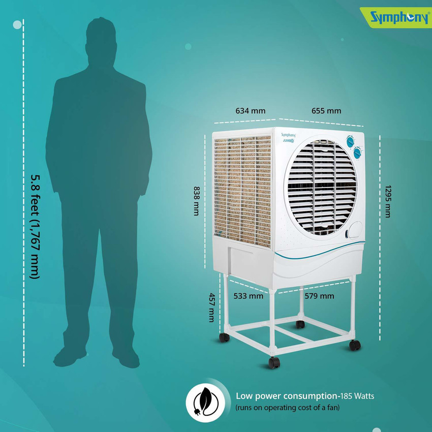 Symphony jumbo 70 air best sale cooler price