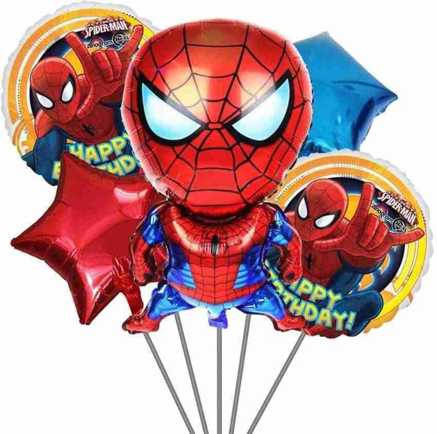 Spider-Man Marvel Superhero Birthday Party Decoration 5 Balloons
