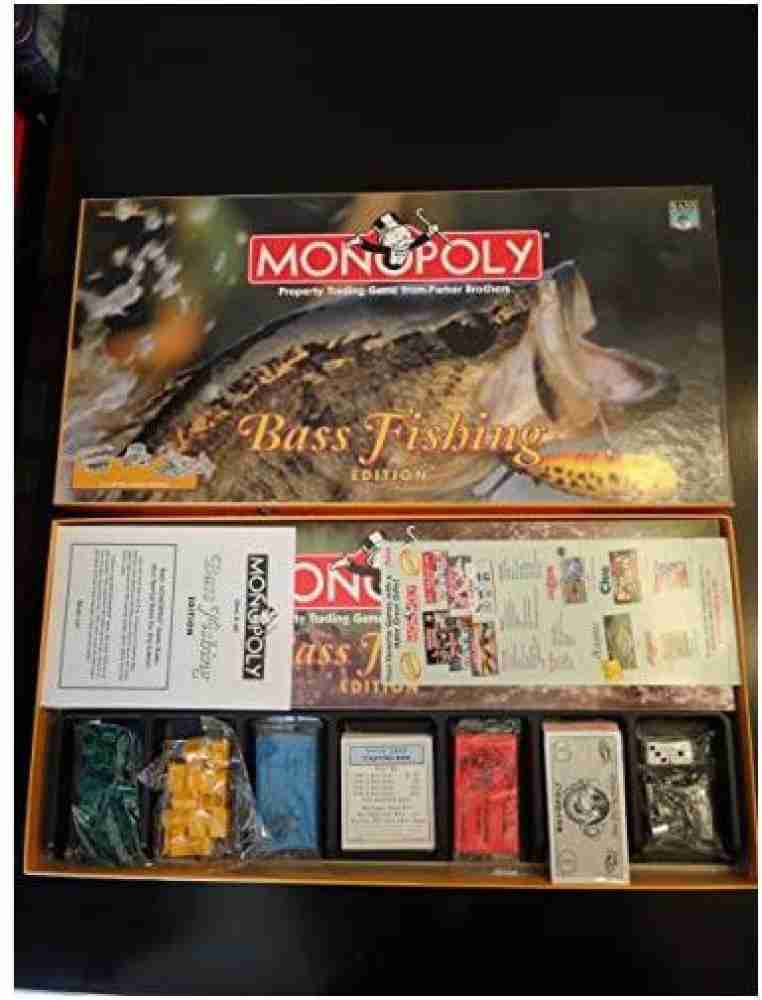 Parker Brothers Monopoly Bass Fishing Edition Party & Fun Games Board Game  - Monopoly Bass Fishing Edition . Buy Board Game toys in India. shop for  Parker Brothers products in India.