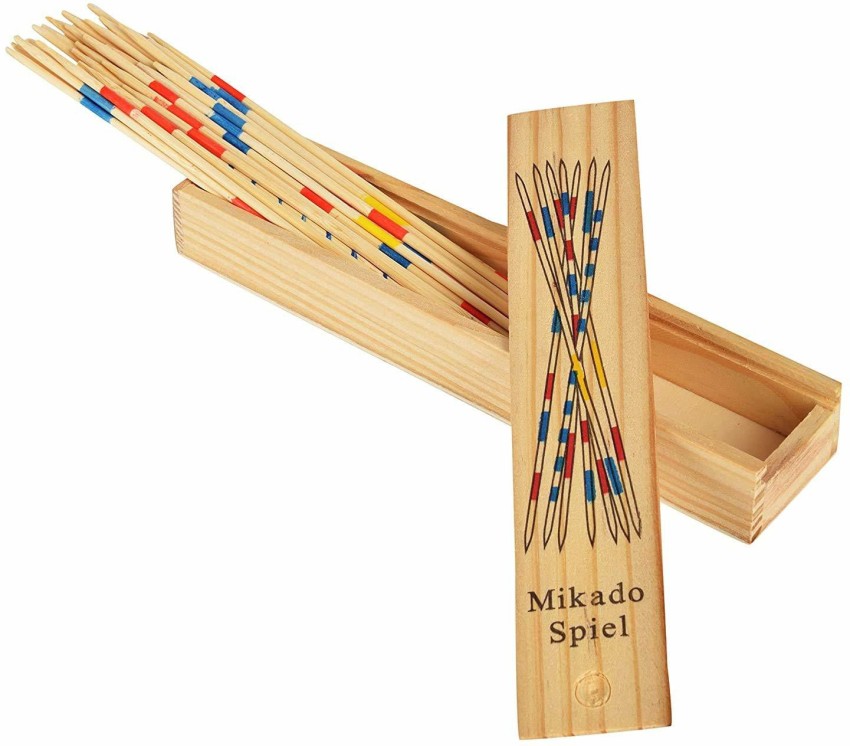 Buy SaffronMist Mikado Spiel Wooden Sticks Game - Fun Game, Kid Online at  Low Prices in India 