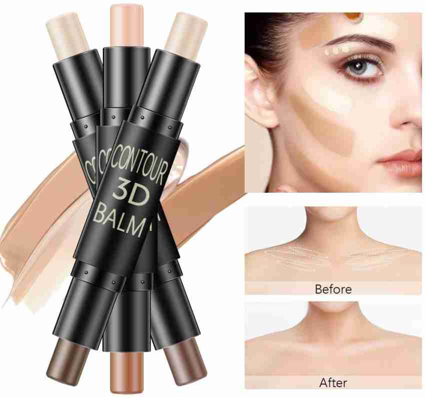 SHIMPY99 2 IN 1 HIGHLIGHTER AND CONTOUR STICK COMBO OF 3 Concealer - Price  in India, Buy SHIMPY99 2 IN 1 HIGHLIGHTER AND CONTOUR STICK COMBO OF 3  Concealer Online In India, Reviews, Ratings & Features