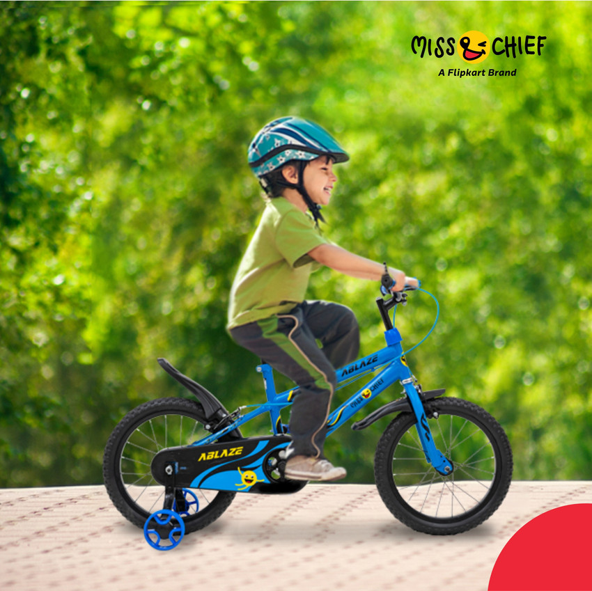Miss Chief Ablaze Durable 85 Semi Assembled Kids Bicycle with Steel Rim 16T 16 T BMX Cycle Price in India Buy Miss Chief Ablaze Durable 85 Semi Assembled Kids