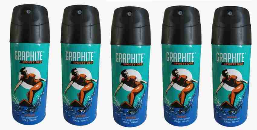 GRAPHITE SPARK PACK OF 5 Body Spray For Men Women Price in