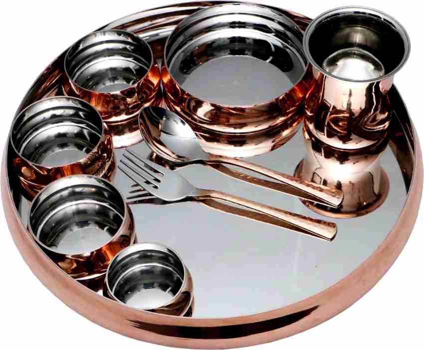 Copper dish outlet set