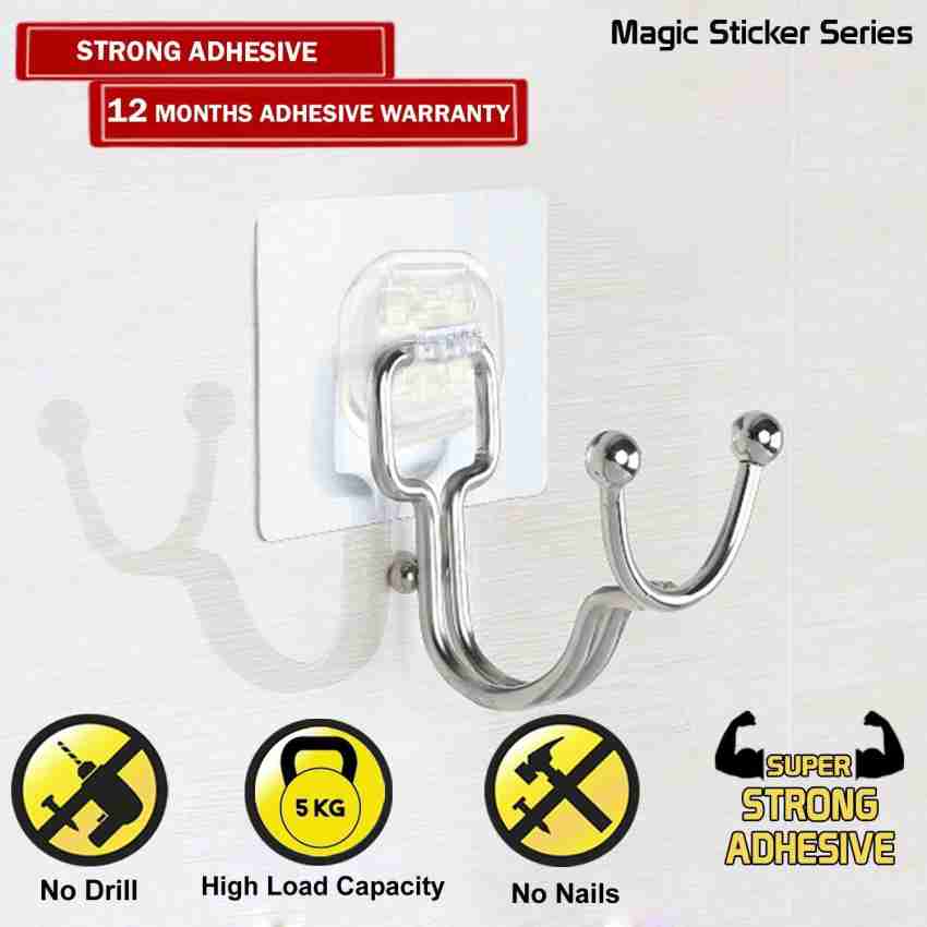 HOKiPO Magic Sticker Series Strong Adhesive Hooks for Walls 5kg