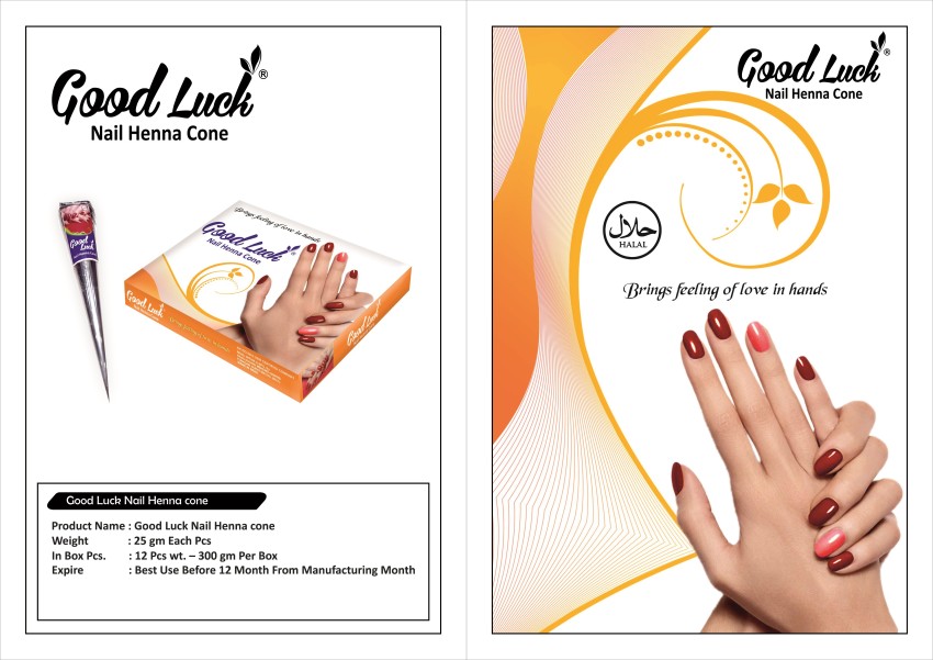 Buy Sabz Organics Natural Nail Henna For Dark Maroon Mehendi Stain | Vegan  & Halal Mehndi Nail Polish For Women | Ready-to-use Dark Brown Colour Nail  Mehendi Online at Low Prices in