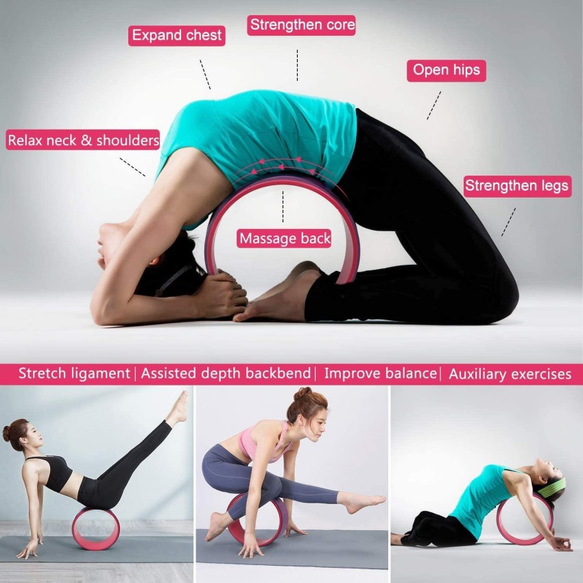 Pilates Wheel Yoga Circle Fitness Yoga Wheel Ring Bend & Stretch