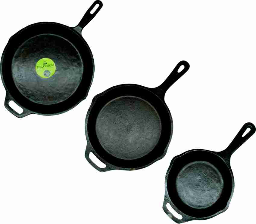 3pcs Saute Fry Pan - Pre-Seasoned Cast Iron Skillet Set - Nonstick Frying  Pan 6 Inch, 8 Inch And 10 Inch Cast Iron Set - AliExpress