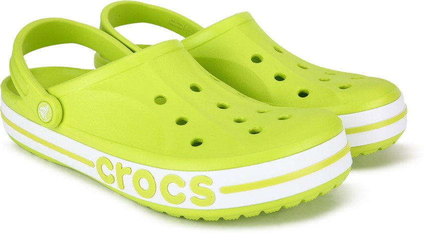 Lime green store crocs mens