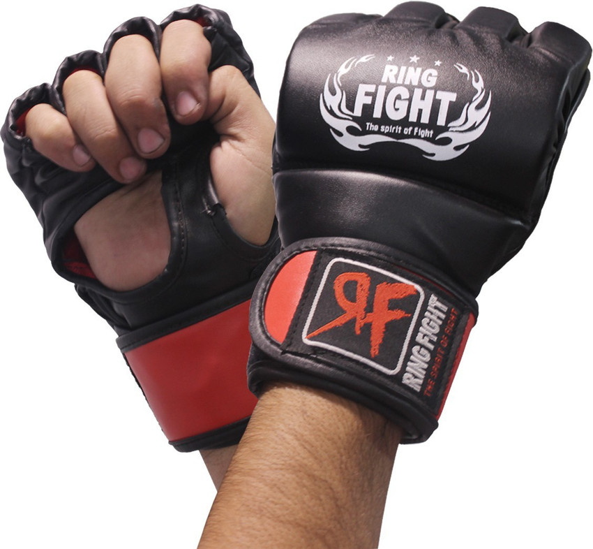 Open finger top boxing gloves