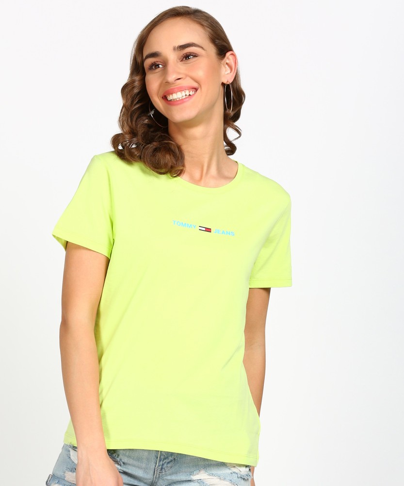 lime green tommy hilfiger shirt