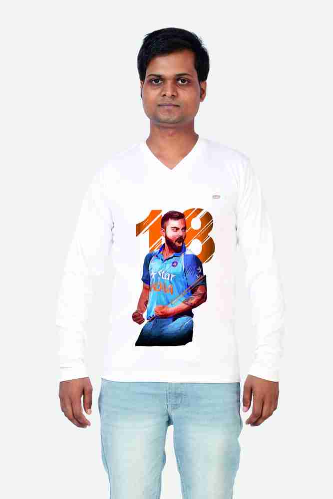 Virat kohli printed shirt cheap