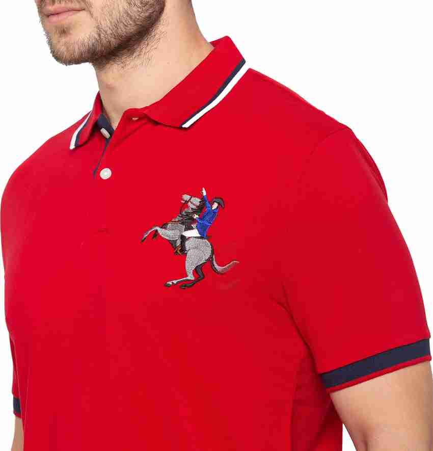 Giordano red hotsell polo shirt