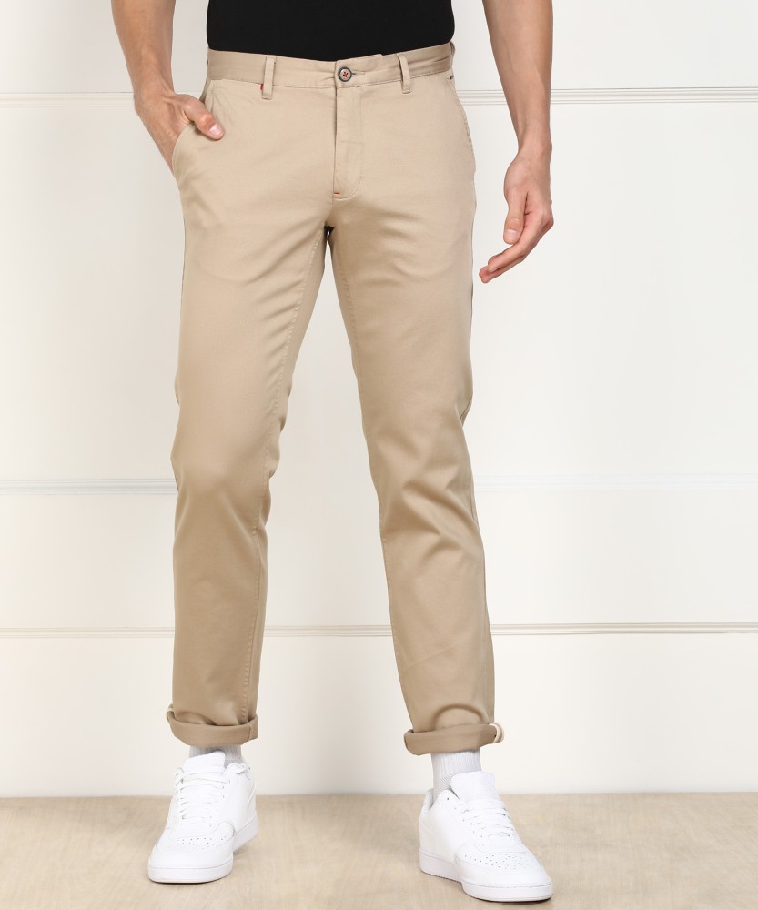 Louis Philippe Sport HOLIDAY Slim Fit Men Khaki Trousers - Buy Louis  Philippe Sport HOLIDAY Slim Fit Men Khaki Trousers Online at Best Prices in  India