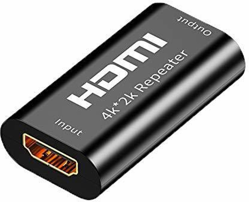 ATEKT TV out Cable HDMI to HDMI Repeater Extender HDMI Cable Compatible with Amplifier Booster Jointer HDMI Adapter Over 4.95Gbps Signal HDMI Female to Female Extender. ATEKT Flipkart