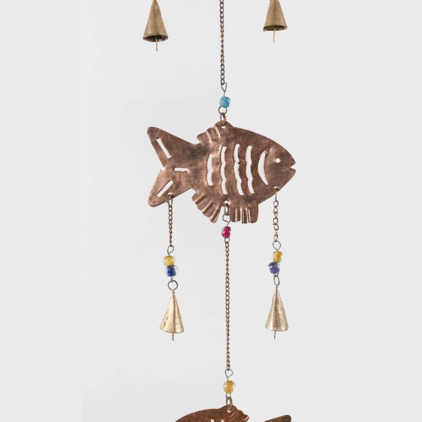 Artvibes Colorful Fish Wall And Door Hanging Decorative Item for Home  (WH_5217N) Pack of 2