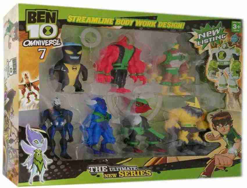 Buy HALO NATION Multicolor Plastic Ben 10 Omniverse 7 Action Figure  Omnitrix Toy Set Online at Best Prices in India - JioMart.