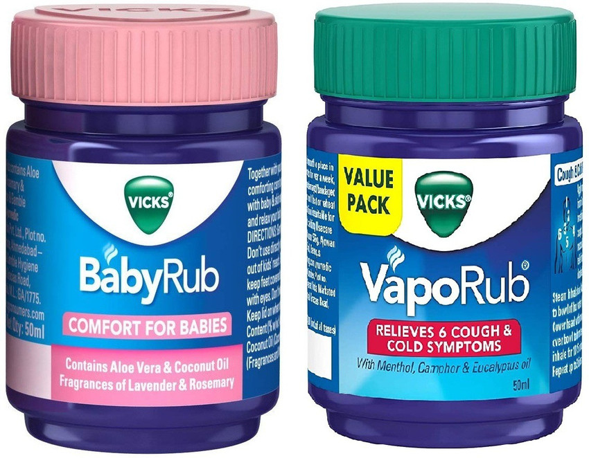 VICKS Baby Rub Vapo Rub Each 50ml Balm Buy Baby Care Products
