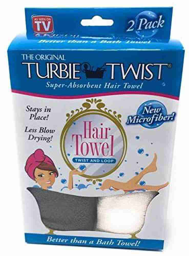 Turbie Twist the Original Microfiber Super-Absorbent Hair Towel