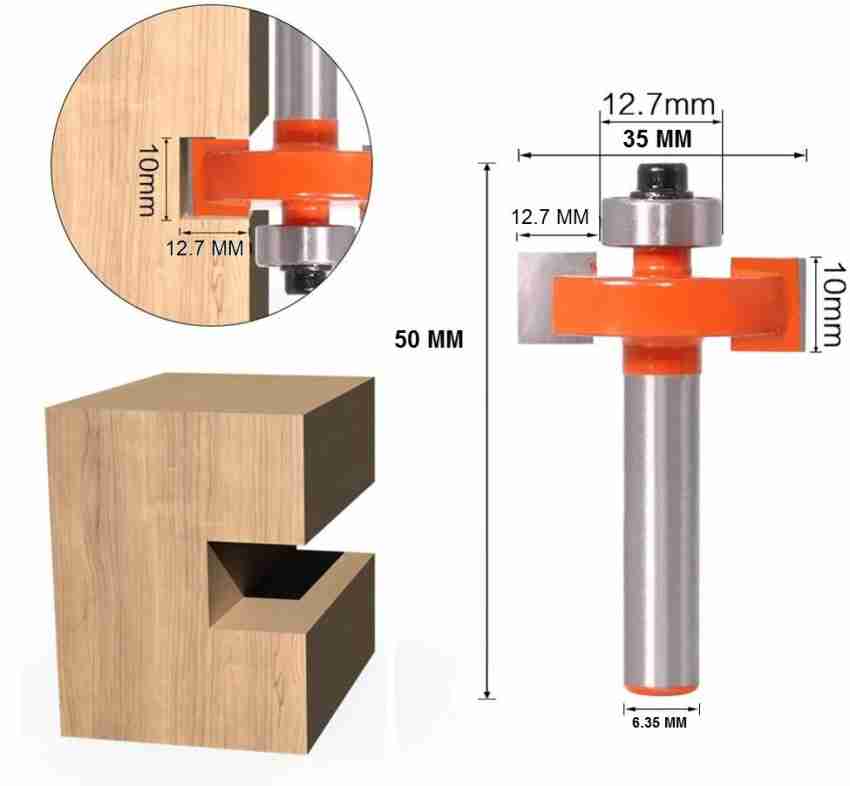 Toolant Rabbet Router Bits 5/16-Inch Shank 5/16-Inch Height, 53% OFF