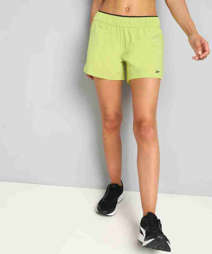 REEBOK Self Design Women Green Sports Shorts Flipkart