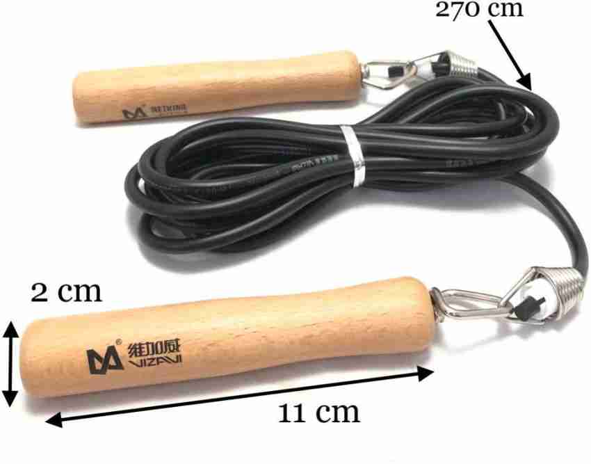 Mubco Skipping Rope, 8 Ft Adjustable Non Slip Wooden Handles, Exercise &  Fitness, Freestyle Skipping Rope - Buy Mubco Skipping Rope, 8 Ft  Adjustable Non Slip Wooden Handles