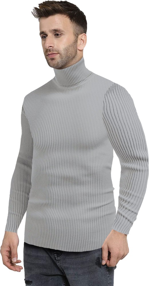 DENIMHOLIC Men's Cotton Turtle Neck Sweater