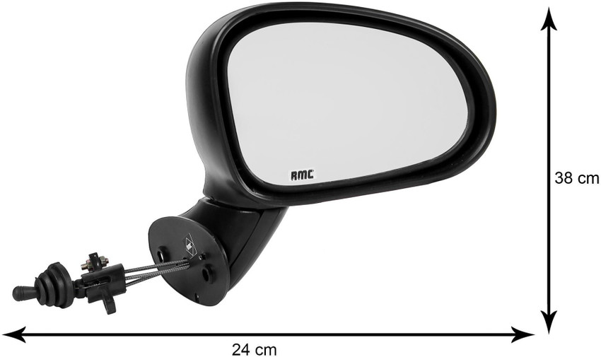 Rear view mirror top in a car