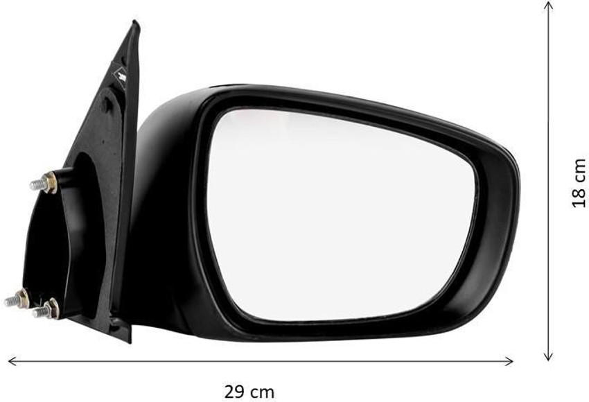 Alto k10 side on sale mirror glass price