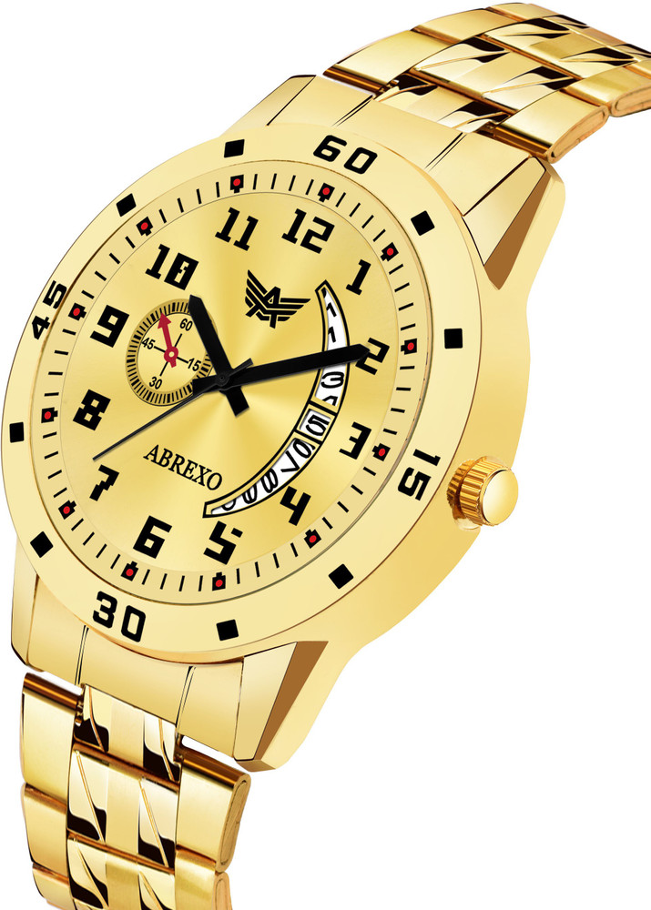 ABREXO Analog Watch For Men Buy ABREXO Analog Watch For Men Abx 8888 Golden Dial Online at Best Prices in India Flipkart