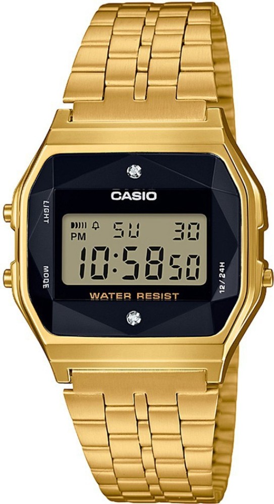 Casio retro cheap diamond watch