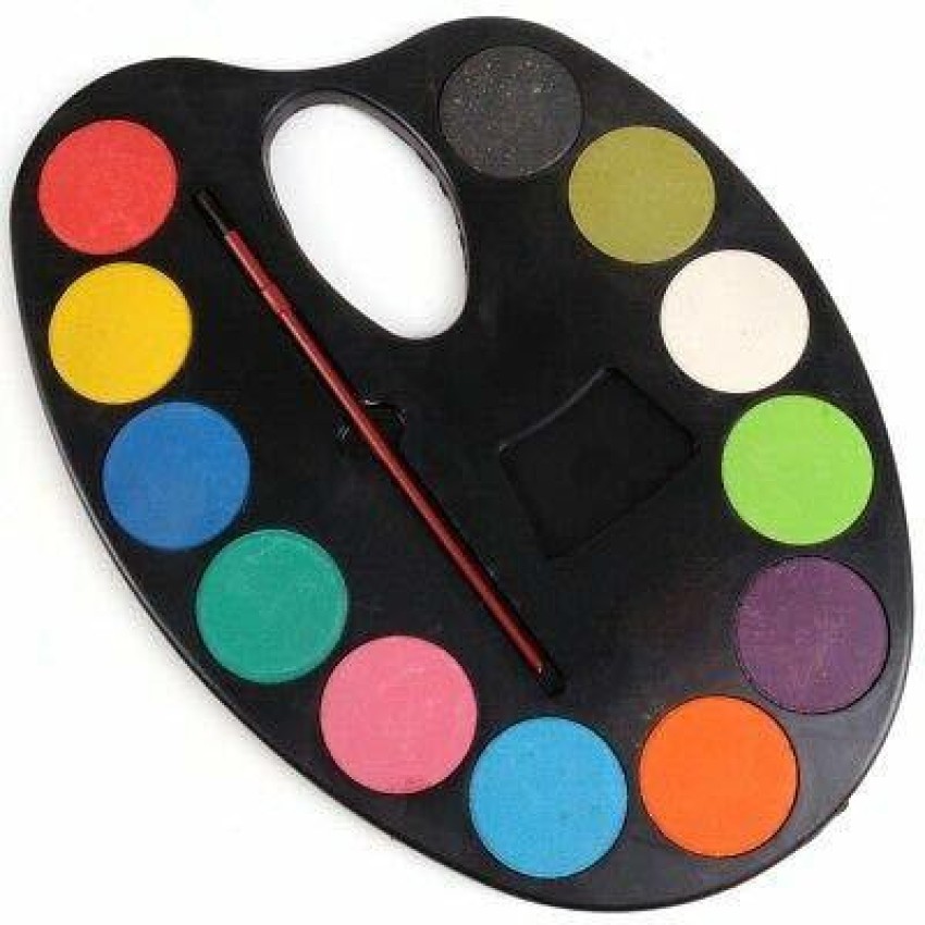 UCANBE 20 Colors Body Face Paint Palette for Adults Kids - Large Pan Black  White Non Toxic Oil Art Camouflage Halloween Cosplay SFX Makeup Painting  Kit