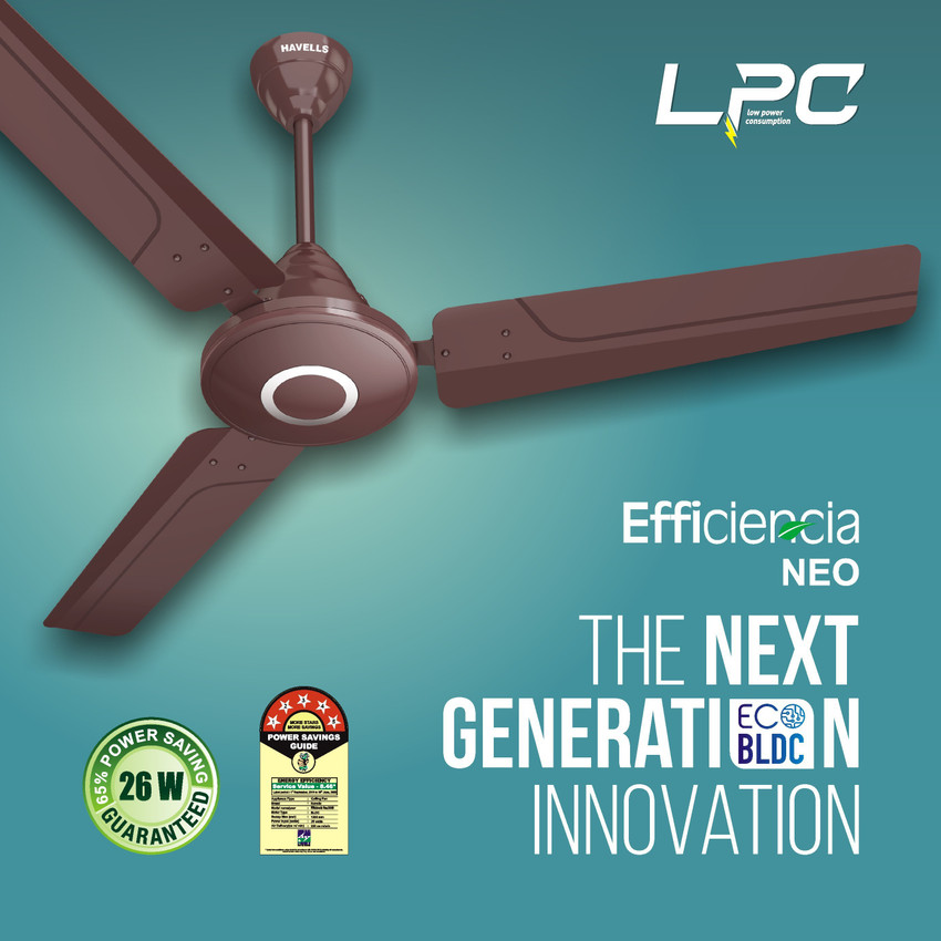 25 watt ceiling fan sale havells