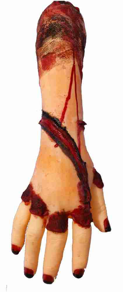 Hand cut blood clearance image