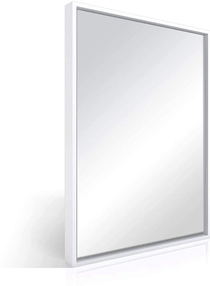 White rectangle mirror hot sale