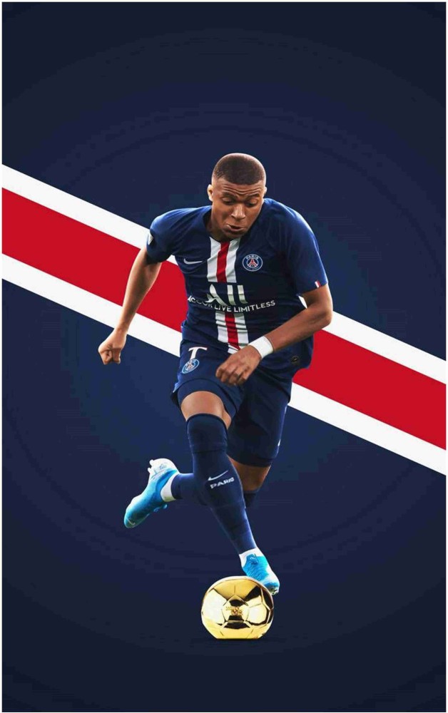 Kylian Mbappe Footballer Wall Poster For Room With Gloss Lamination M4  Paper Print - Sports posters in India - Buy art, film, design, movie,  music, nature and educational paintings/wallpapers at