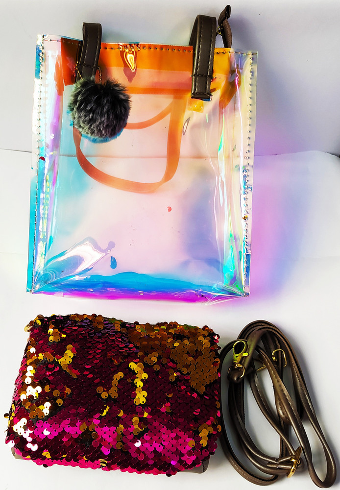 Transparent sling bag online