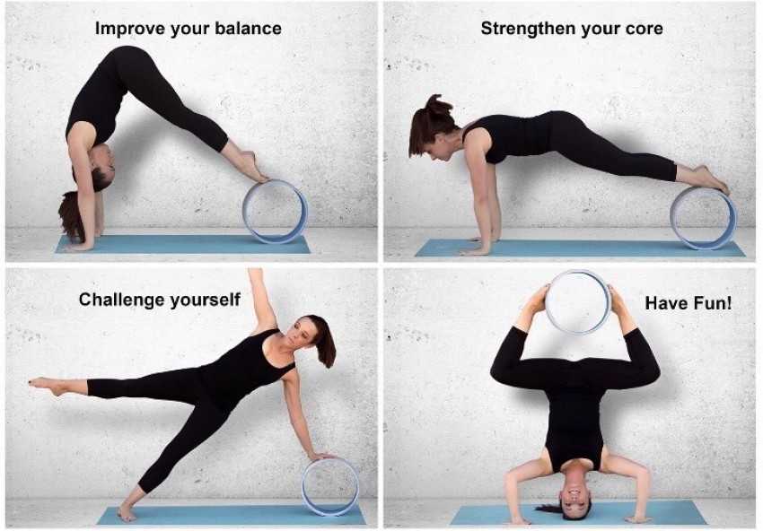 JERN Yoga Wheel Sports Wheel Thin Back Lower Back Training Pilates