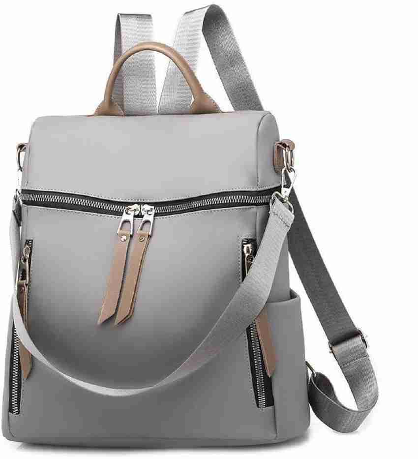 best deal Medium 25 L Backpack Backpack for Girls Office Bag Hand Bag Messenger Bag 25 L Backpack GREY Price in India Flipkart