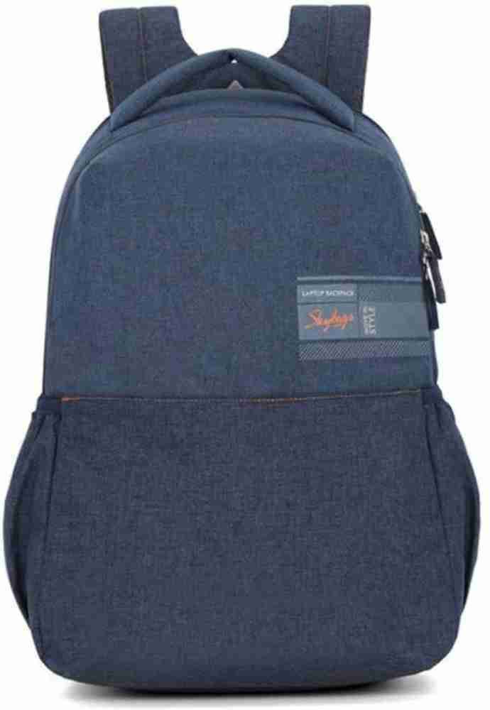 SKYBAGS BEATLE PRO MEDIUM 27 L Laptop Backpack BLUE Price in India Flipkart