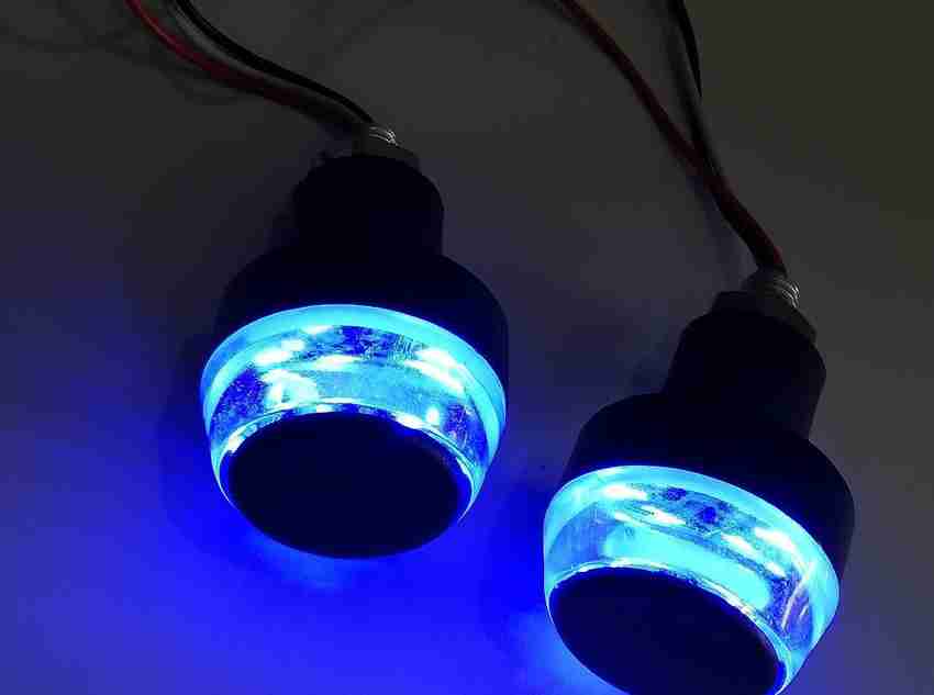 AutoBizarre Bike Handle Bar Turn Signal Indicator Lights Blue
