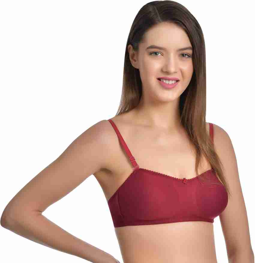 Aimly Women's Cotton Non-Padded Full Coverage Sports Bra Pack of 2 Women  Sports Non Padded Bra