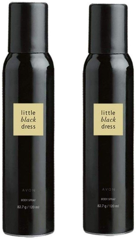 AVON Little Black Dress Body Spray 120 Ml Pack Of 2 Body Spray For Men
