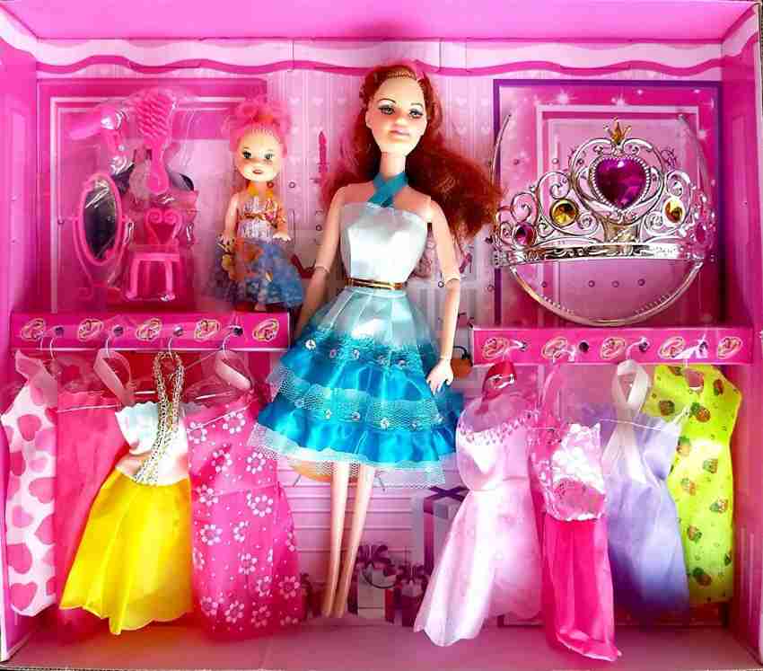 barbie makeup doll set